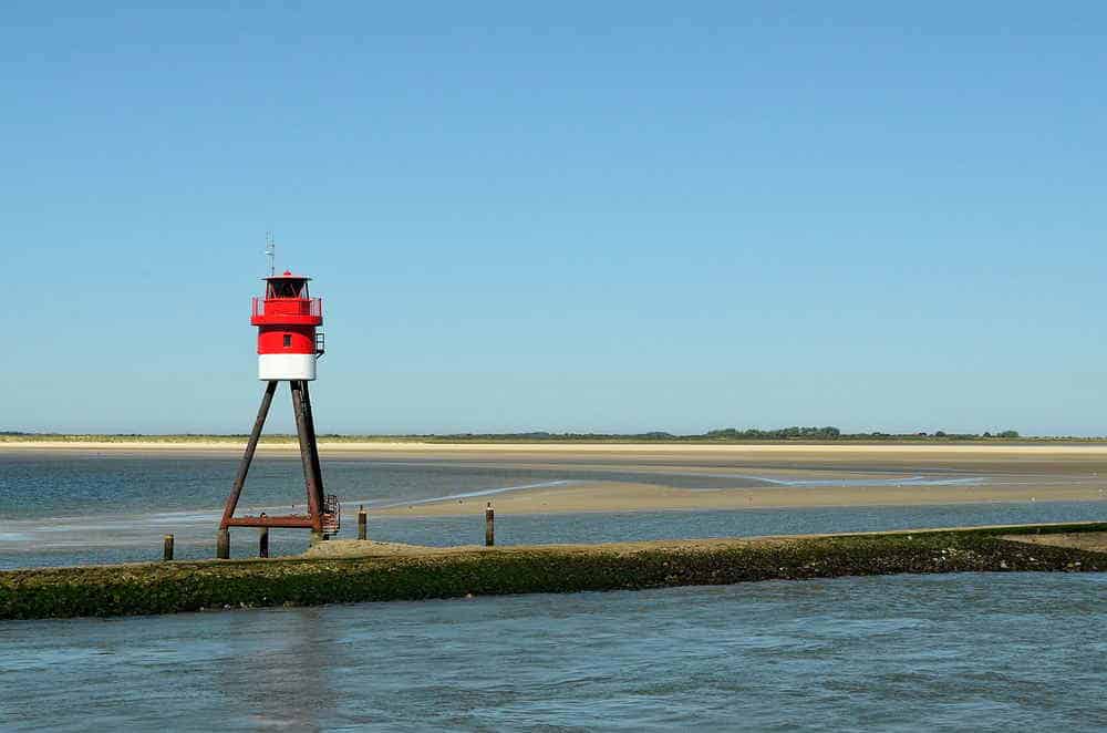 Ebbe der Nordsee auf Borkum Ebbe der Nordsee auf Borkum