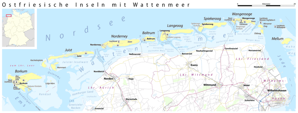 Borkum Lage (Bild von Maximilian Dörrbecker (Chumwa)) Mehr Infos unter dem Bild Borkum Lage (Bild von Maximilian Dörrbecker (Chumwa)) Mehr Infos unter dem Bild